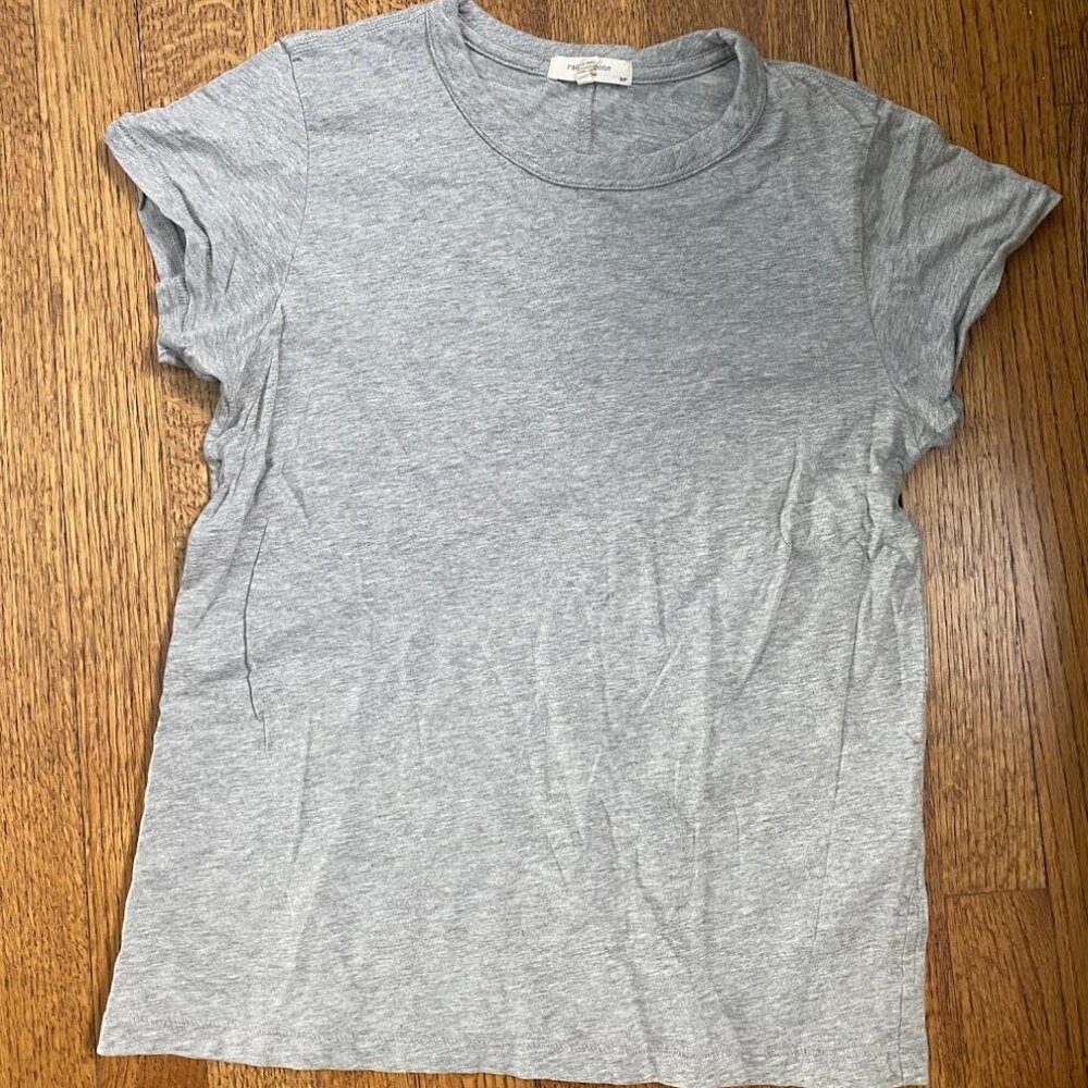 Rag + Bone grey short-sleeve t-shirt, size small